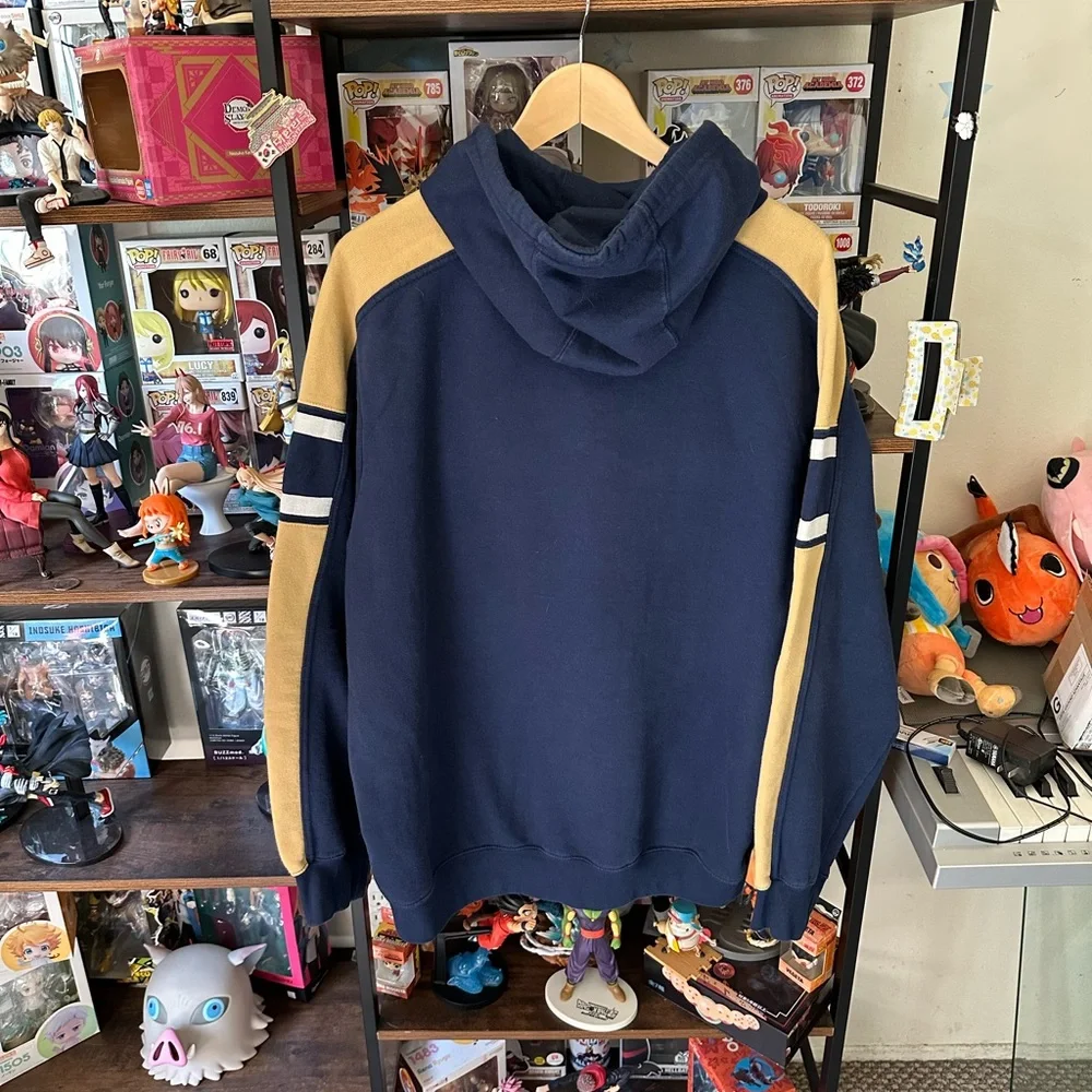 Vintage Y2K NFL St. Louis Rams Hoodie Men’s Size XL Navy Blue/ Yellow - Picture 4 of 5